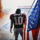 Robert Griffin III Autographed 16x20 Holding Flag Photo- JSA W Authenticated