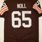 Chuck Noll HOF Signed / Autographed Brown Jersey- JSA Authenticated