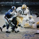 Sam Huff & Jim Taylor Autographed 16x20 Photo- JSA Authenticated