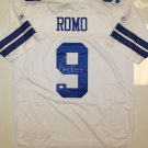 Tony Romo Autographed White Dallas Cowboys Reebok Jersey- JSA Authenticated