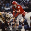 Len Dawson HOF Autographed 16x20 Vertical On Field Photo- JSA Authentictaed