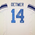 Ty Detmer Heisman Signed / Autographed White Jersey- JSA Authenticated