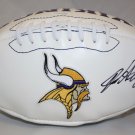 Jared Allen Autographed Minnesota Vikings Logo Football- JSA W Authenticated