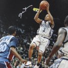Allen Iverson Autographed 16x20 Georgetown Hoyas In Air Photo- JSA Authenticated