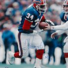 Thurman Thomas Autographed 16x20 Vertical Hand Off Photo- JSA Authenticated