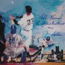 Ralph Branca & Bobby Thomson Autographed 16x20 Art Print Photo- JSA Auth