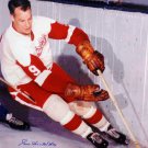 Gordie Howe Autographed 16x20 Vertical On Ice Photo- PSA/DNA Authenticated