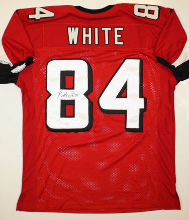 Roddy White Signed / Autographed Red Jersey- JSA Authenticated