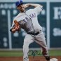 Cliff Lee Autographed 8x10 Rangers Pitching Photo- JSA Authenticated