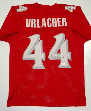 Brian Urlacher Signed / Autographed Red Jersey- JSA W Authenticated