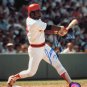 Jim Rice Autographed 8x10 Swinging In Red Helmet Photo- JSA Authenticated