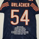 Brian Urlacher Signed / Autographed Navy Blue Stat Jersey- JSA Authenticated