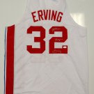 Julius Erving Signed / Autographed White Jersey- JSA W Authenticated