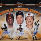 Dempsey F Robinson B Robinson Autographed 16x20 Orioles WS MVPs Photo- JSA Auth