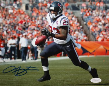 Arian Foster Autographed 8x10 Horizontal Color Photo- JSA Authenticated