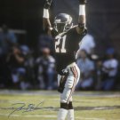 Deion Sanders Autographed 16x20 Cheering (Blue) Photo- JSA W Authenticated
