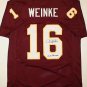 Chris Weinke Heisman Signed / Autographed Maroon Jersey- JSA W Authenticated