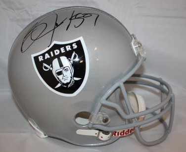 Bo Jackson Autographed Full Size Oakland Raiders Helmet- JSA Authenticated