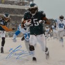 LeSean McCoy Autographed 16x20 Running In Snow Photo- JSA W Authenticated