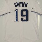 Tony Gwynn Autographed White San Diego Padres Jersey- JSA Authenticated