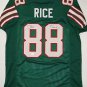 Jerry Rice Signed / Autographed Green Jersey- JSA W Authenticated