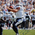 Philip Rivers Autographed 16x20 About To Pass Photo- Game Breaker Authenticated
