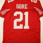 Frank Gore Signed / Autographed Red Jersey- JSA Authenticated