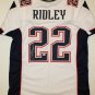 Stevan Ridley Signed / Autographed White w/ Blue Jersey- JSA Authenticated