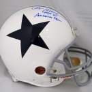 Roger Staubach HOF/America Autographed F/S White Cowboys ProLine Helmet- JSA W