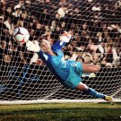 Hope Solo Autographed 16x20 Team USA Blocking Goal Photo- JSA W Authenticated