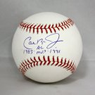 Cal Ripken Jr AL MVP Autographed Rawlings OML Baseball- JSA Authenticated