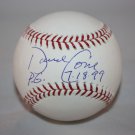 David Cone Autographed PG 7-18-99 Rawlings OML Baseball- JSA Authenticated