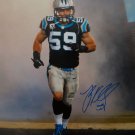 Luke Kuechly Autographed 16x20 Running On Field Photo- JSA W Authenticated