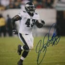 Leonard Weaver Autographed 8x10 Vertical Eagles Photo- JSA Authenticated