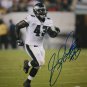 Leonard Weaver Autographed 8x10 Vertical Eagles Photo- JSA Authenticated