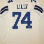 Bob Lilly HOF Signed / Autographed White Jersey- JSA W Authenticated