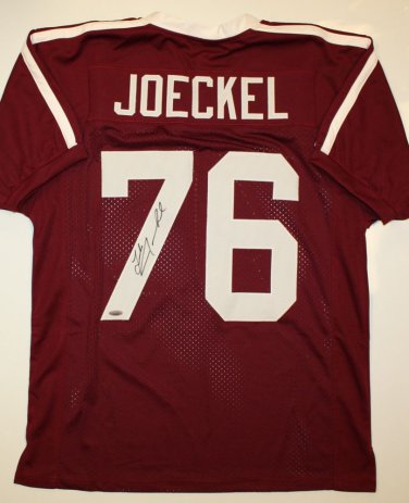 Luke Joeckel Signed / Autographed Maroon Jersey- TriStar Authenticated