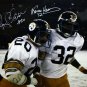 Rocky Bleier & Franco Harris Autographed 16x20 Photo- JSA Authentictaed