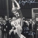 Clark & Walls Autographed 16x20 B&W The Catch Photo- JSA W Authenticated