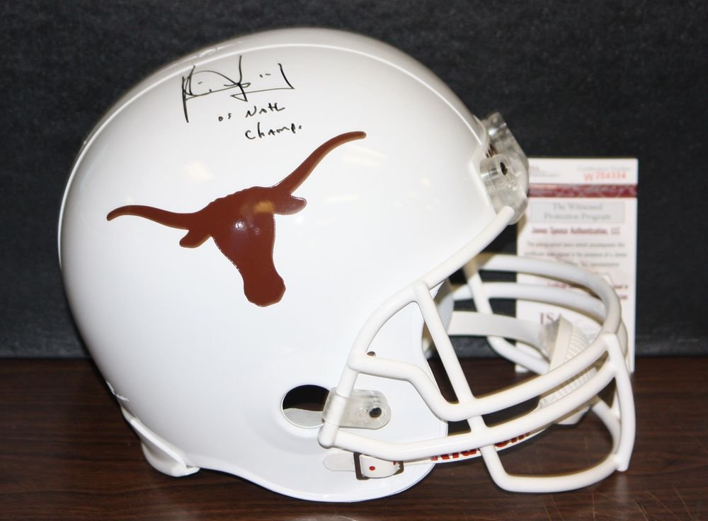 Vince Young Autographed Full Size Texas Longhorns Natl Champs Helmet ...