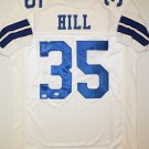 Calvin Hill Signed / Autographed White w/ Blue Jersey- JSA Authenticated