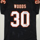 Ickey Woods Shuffle Man Signed / Autographed Black Jersey- JSA Authenticated