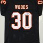 Ickey Woods Shuffle Man Signed / Autographed Black Jersey- JSA Authenticated