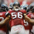 Brian Cushing Autographed 16x20 Extreme Yelling Photo- JSA W Authenticated
