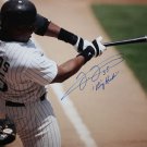 Frank Thomas Autographed 16x20 Swinging Up Close Photo File Photo- JSA W Auth
