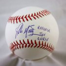 Pedro Martinez Autographed 'Reverse' Rawlings OML Baseball- JSA Authenticated