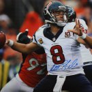Matt Schaub Autographed 16x20 Horizontal Passing Photo- JSA W Authenticated