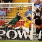Abby Wambach Autographed 16x20 Head Shot in Blue Jersey Photo- JSA Authenticated