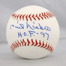 Phil Niekro HOF Autographed Rawlings OML Baseball- JSA W Authenticated
