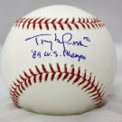 Tony LaRussa 89 WS Champs Autographed Rawlings OML Baseball- JSA Authenticated